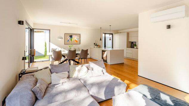 Innenansicht von Haus Lehringer: Wohnzimmer
