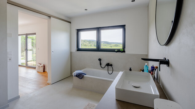 Innenansicht von Haus Palatina: Badezimmer