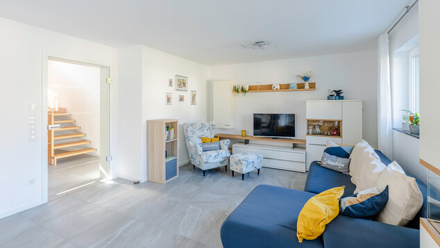 Innenansicht von Haus Schiffbauer: Wohnzimmer