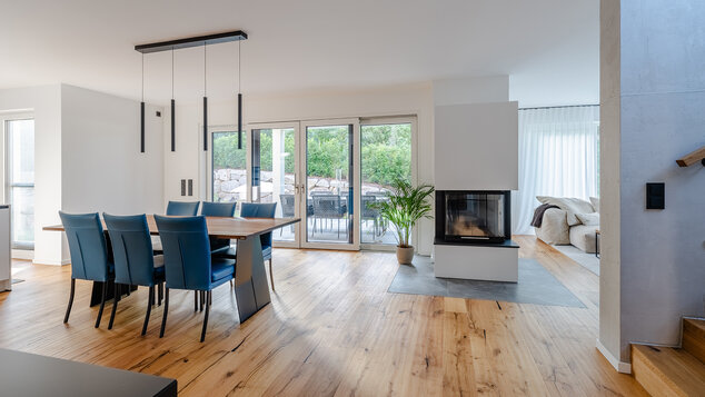 Innenansicht von Haus Brombach: Wohnzimmer