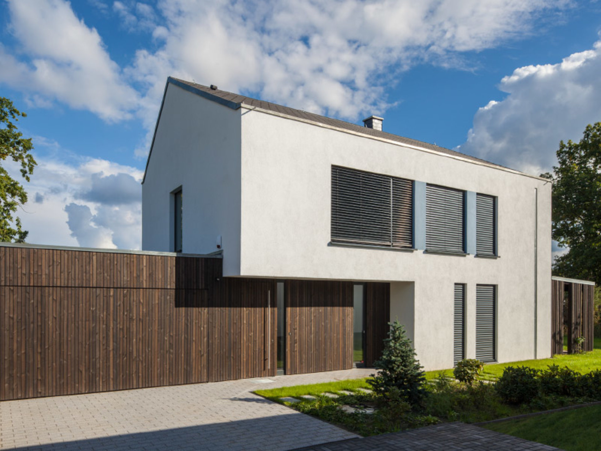 Haus Möller -zeitgemßer Stil durch schlanke Linienführung. Ein Volltreffer. (Foto: BAUMEISTER-HAUS)