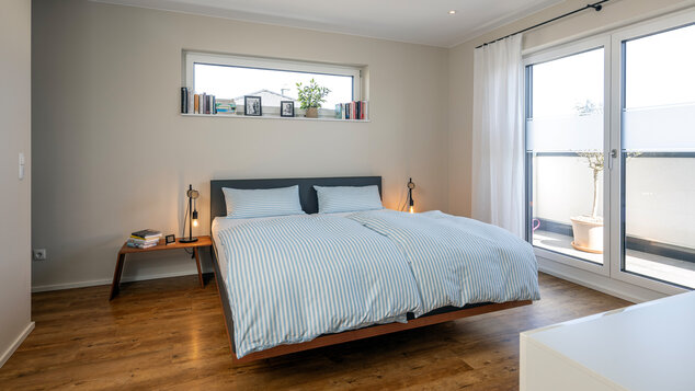 Innenansicht von Haus Löfflen: Schlafzimmer