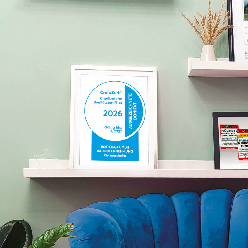 Auszeichnugnen an der Wand 