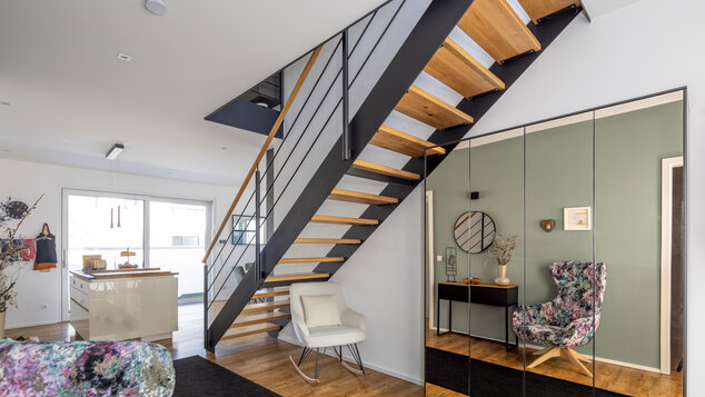 Innenansicht von Haus Löfflen: Wohnzimmer
