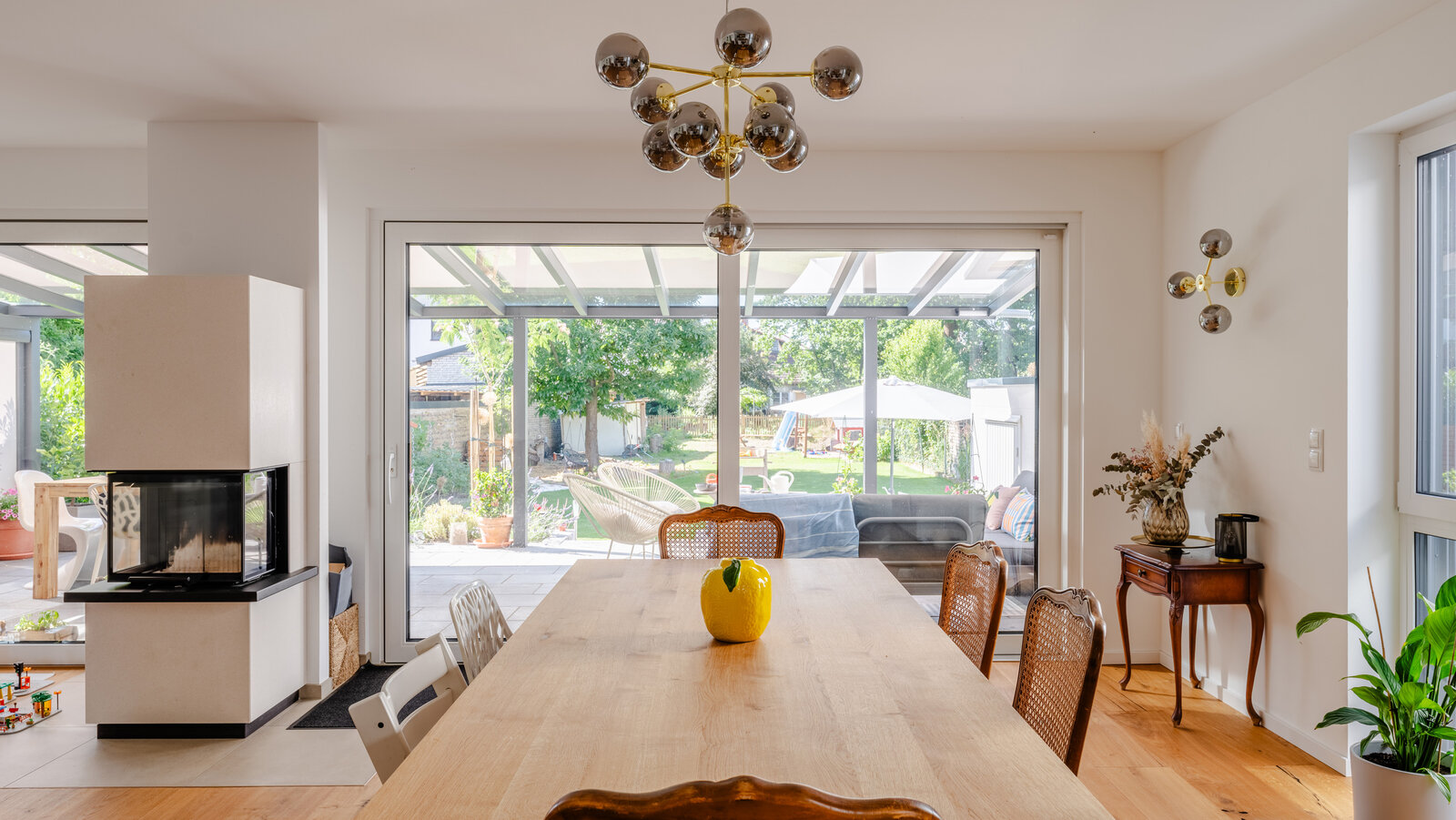 Innenansicht von Haus Greifenstein: Essbereich